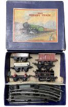 A boxed 0 gauge Hornby Clockwork Set, No 201 Tank Goods Set