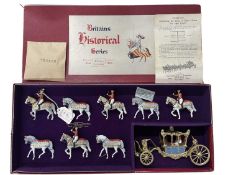 A boxed Britains Historical Series set, 9401, Her Majesty's State Coach. Comprising Gilt Coach