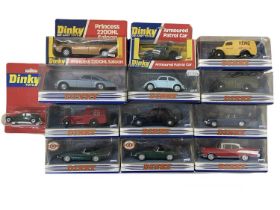 A mixed lot of boxed vintage Dinky vehicles.