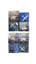 Four boxed die-cast Corgi aeroplanes, to include: - Lockheed Constellation Braniff international