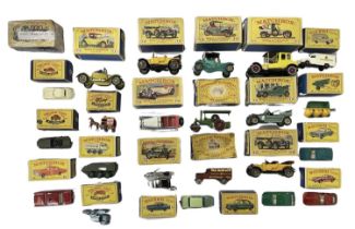 A good collection of vintage boxed Matchbox vehicles, including Lesney / Moko Lesney etc