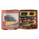 A boxed Hornby 00 gauge clockwork train set, Goods Set No. 20 (a/f)