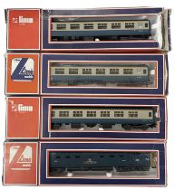 A collection of Lima 00 gauge rolling stock, to include: - 3 x W13493 coaches - 'The Fife and Forfar