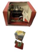 A Mamod SE 2 Steam Engine, together with a boxed Mamod miniature polishing machine