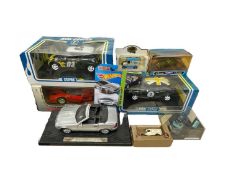 A mixed lot of various die-cast model toys, to include Bburago, Maisto, Vitesse, Hotwheels etc