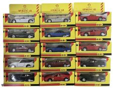 A collection of boxed die-cast Shell Sportscar Collection vehicles