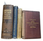 HOMEOPATHY: 4 titles: E H RUDDOCK: HOMEOPATHIC VADE MECUM OF MODERN MEDICINE AND SURGERY, London,