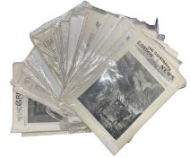 A quantity of various 1800s THE LONDON ILLUSTRATED Newspaper, together with issues of THE SPHERE and