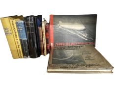 ZEPPELINS/BALLOONING: Various titles: GREILING ZEPPELIN-WELTFAHRTEN, 1933, First edition, all