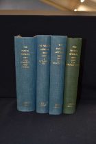 T BRASSEY: THE NAVAL ANNUAL: 4 volumes, 1887, 1894, 1899, 1900, Portsmouth, J Griffin and Co. All