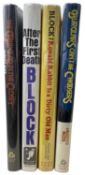LAWRENCE BLOCK: 4 first edition titles, all with pres insc to title page: THE BURGLAR IN THE CLOSET;