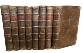 Antiquarian Sermons: SAMUEL CLARKE: SERMONS ON SEVERAL SUBJECTS AND OCCASSIONS. 8 volumes complete