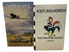 Nine Lives by Alan C Deere, DSO, OBE, DFC, with loose bookplate signed by the author; together