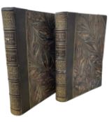 WILLIAM BROCKEDON: PASSES OF THE ALPS, 2 volumes, London, 1828. Half calf with marbled boards and