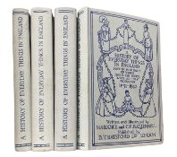 MARJORIE AND C H B QUENNELL: A HISTORY OF EVERYDAY THINGS IN ENGLAND DONE IN FOUR PARTS - All 4