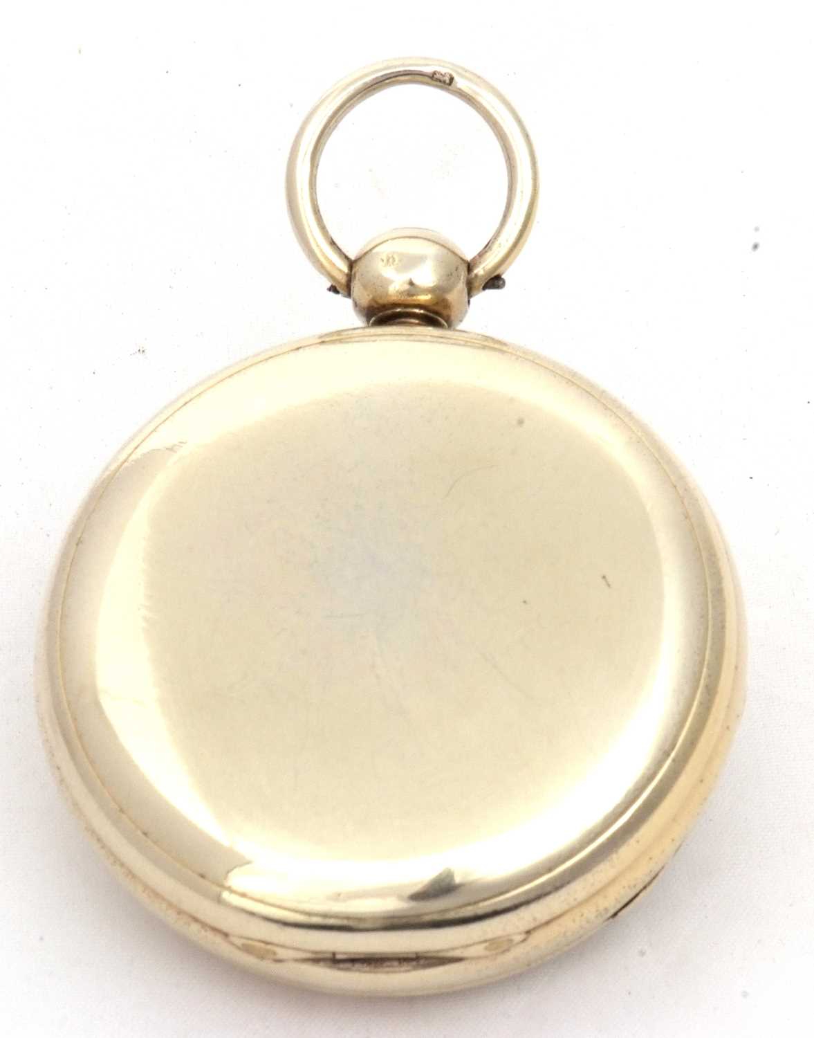 A silver gilt fusee pocket watch, the case is hallmarked for London 1824, the movement and dial - Image 4 of 15
