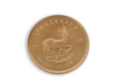 A South African Krugerrand dated 1980