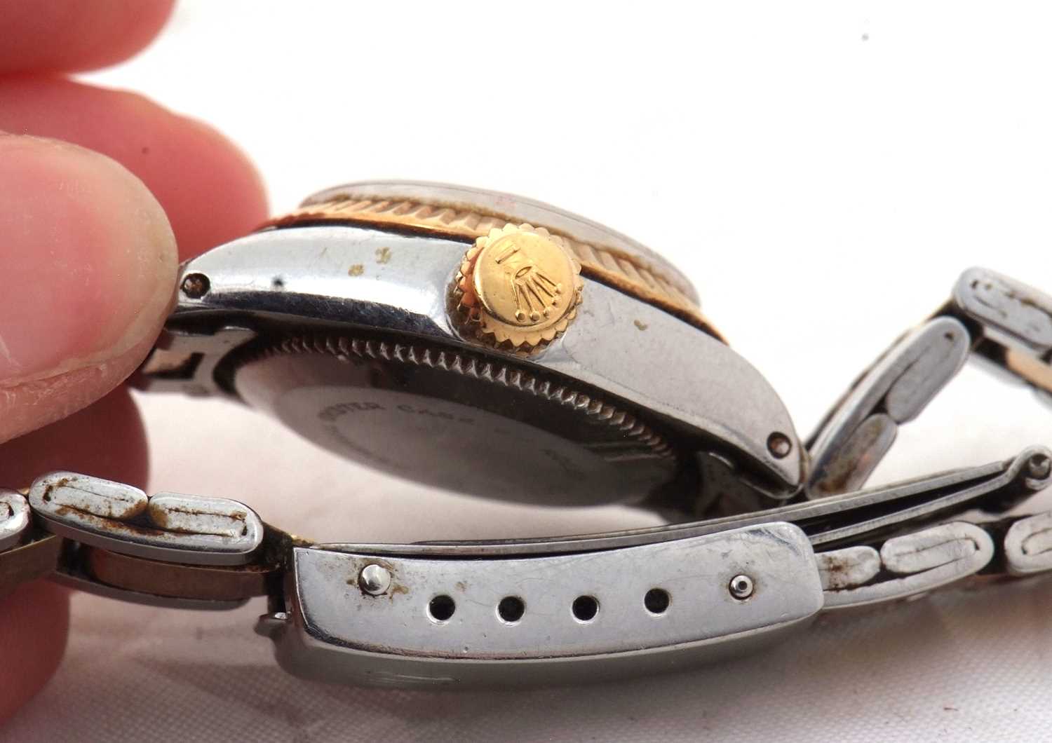 A ladies Tudor Princess Oyster date, it has an automatic movement, a Rolex stamped bracelet clasp - Image 7 of 7