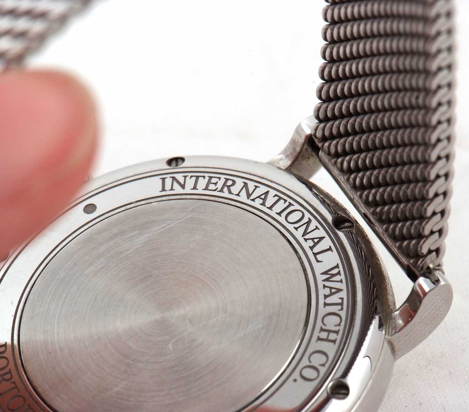 A IWC (International Watch Company) Portofino gents wristwatch, reference IW356505, box, card and - Image 10 of 12