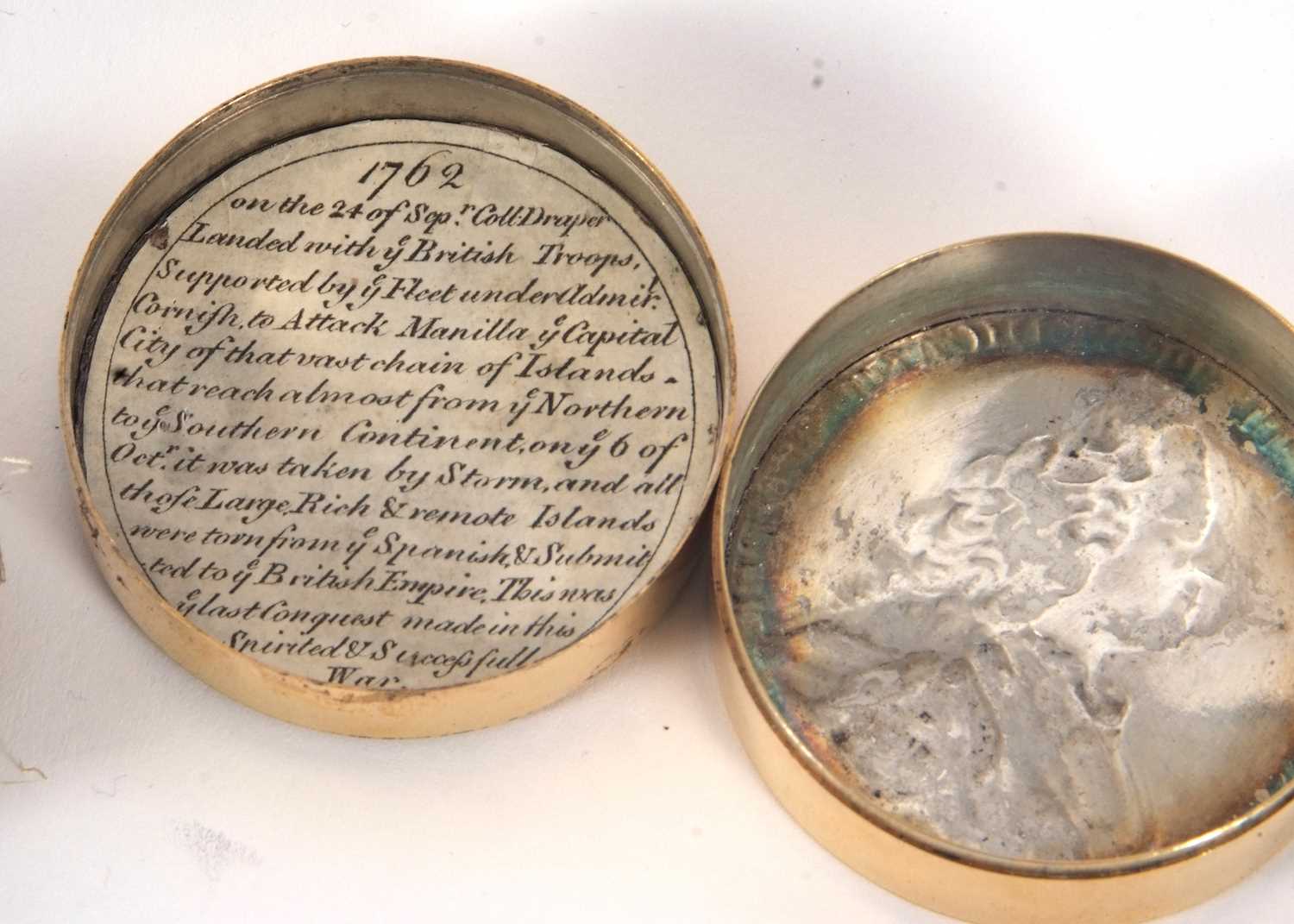 1762 Seven Years War box medal and roundels by John Van Nost Medalic Illustrations - the two piece - Image 8 of 16