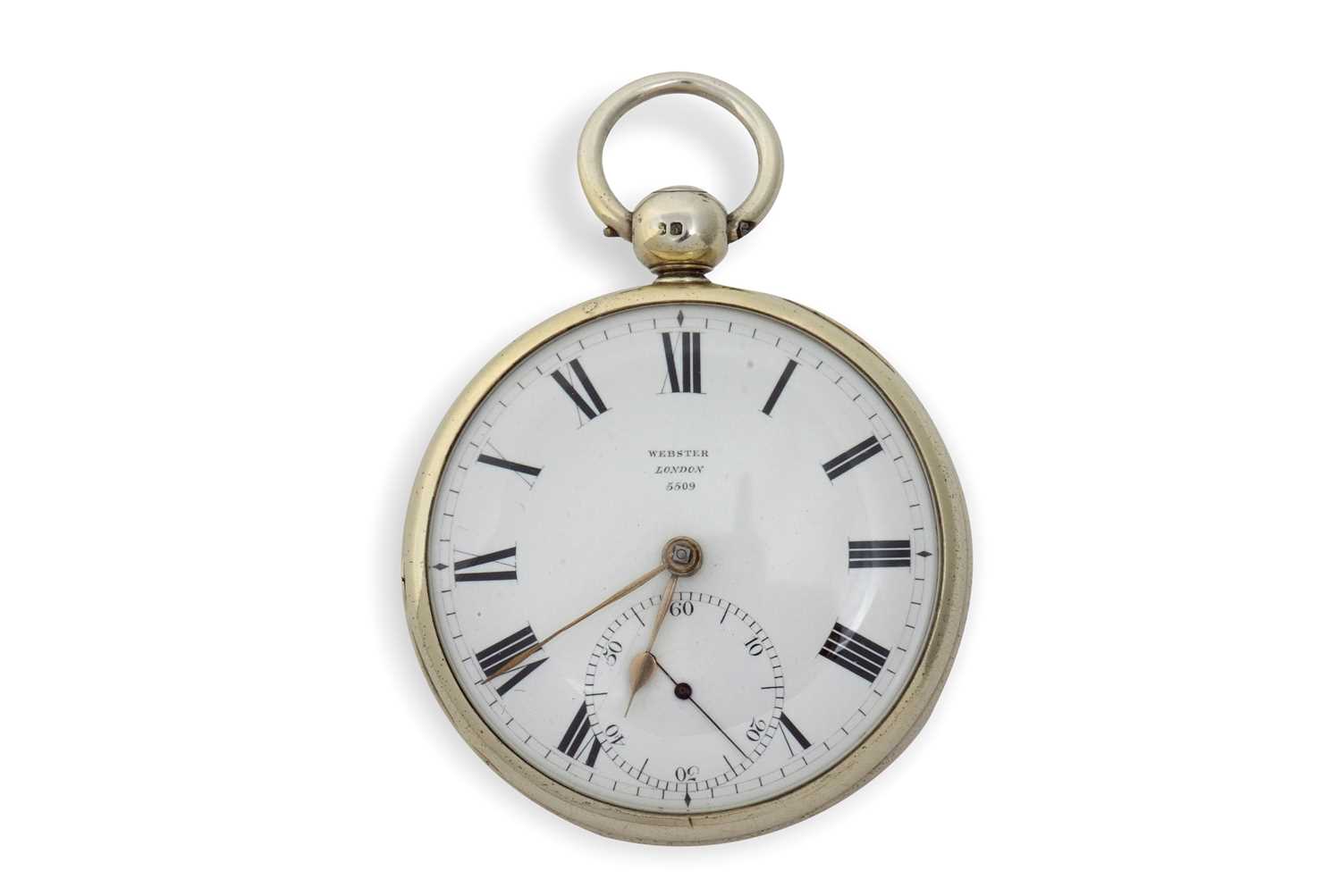 A silver gilt fusee pocket watch, the case is hallmarked for London 1824, the movement and dial - Image 15 of 15
