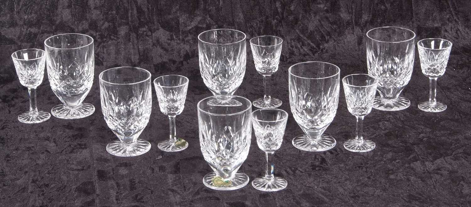 A group of Waterford glass comprising six liqueur glasses and six further cordial glasses All in - Image 6 of 6