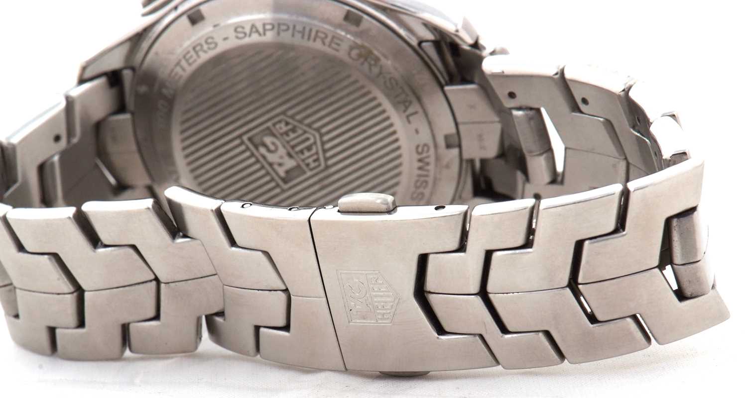 A Tag Heuer Link Chrongraph calibre 16 wristwatch, reference number CAT2011, the watch has an - Image 3 of 9
