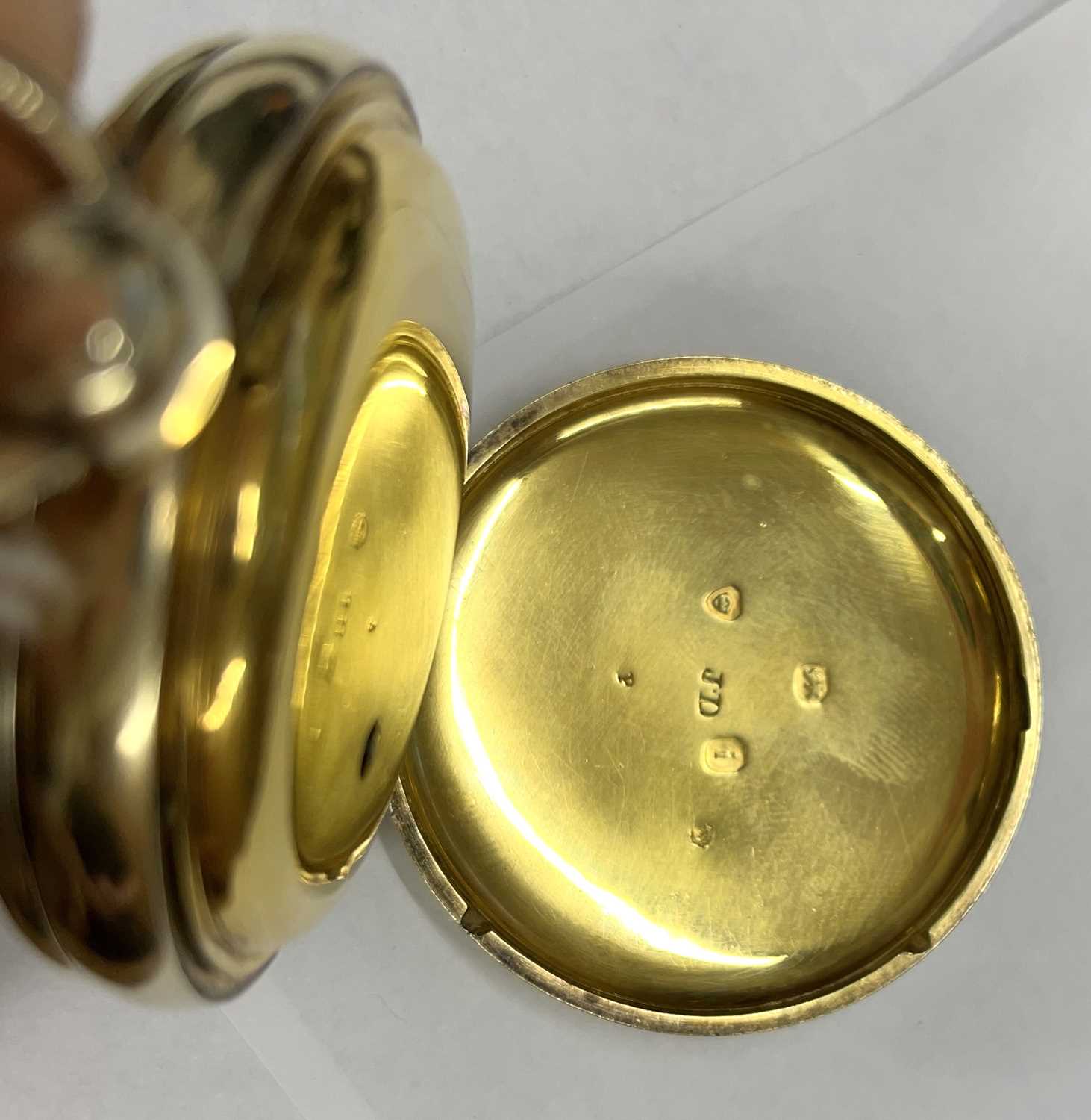 A silver gilt fusee pocket watch, the case is hallmarked for London 1824, the movement and dial - Image 13 of 15