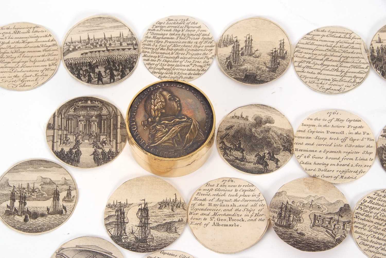 1762 Seven Years War box medal and roundels by John Van Nost Medalic Illustrations - the two piece - Image 16 of 16