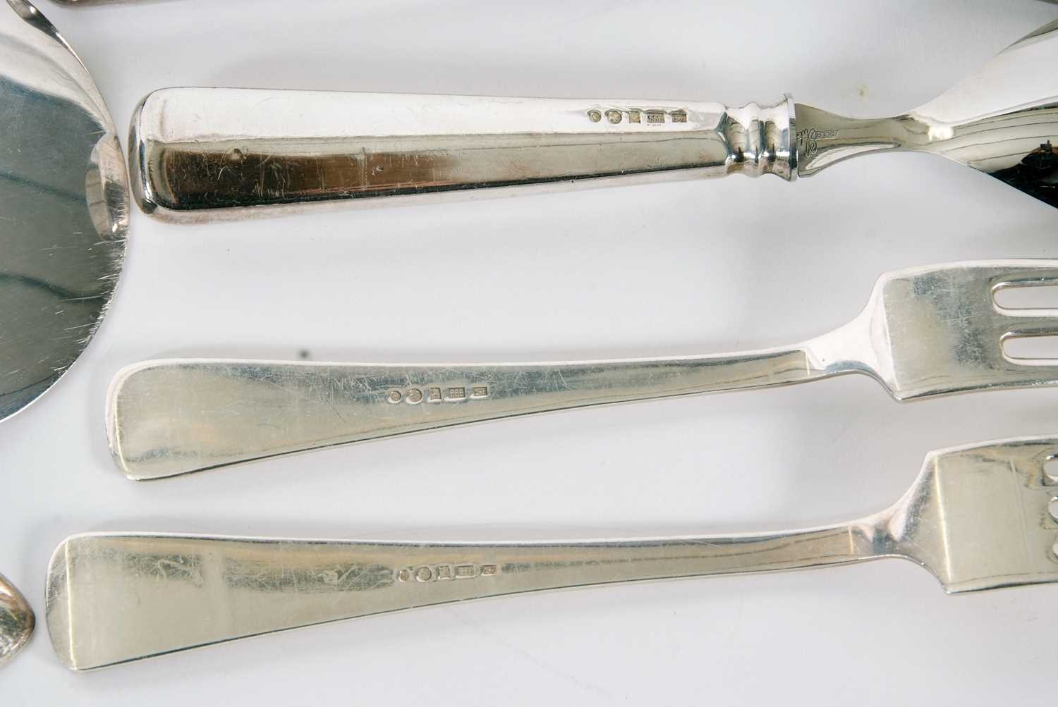 Dutch 999 silver flatware by M J Gerritson, Haagsch Lofje Pattern, 76 pieces comprising two - Image 4 of 4