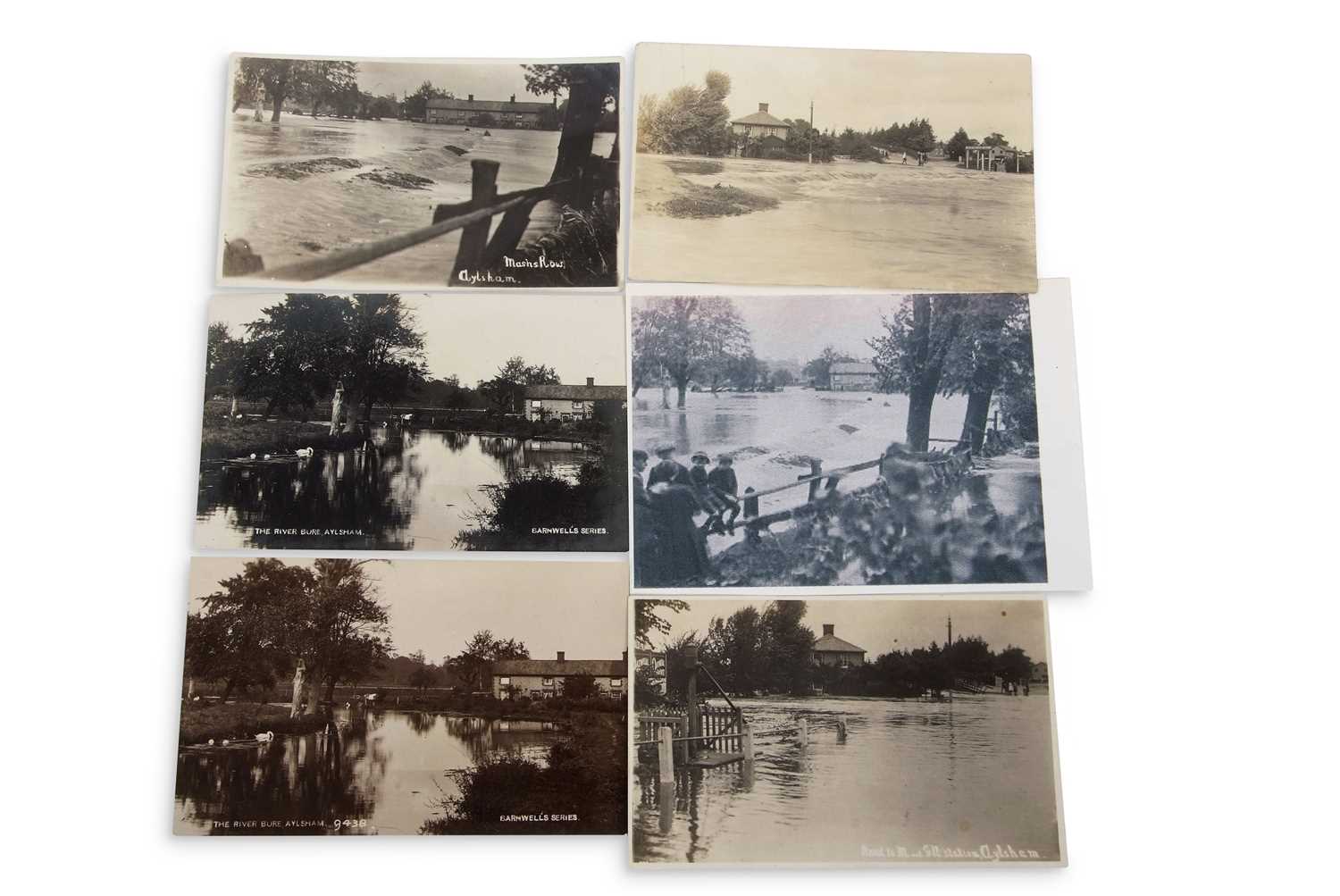 An interest postcard album with views of Aylsham and Blicking, many RP including Soames memorial, - Image 10 of 11