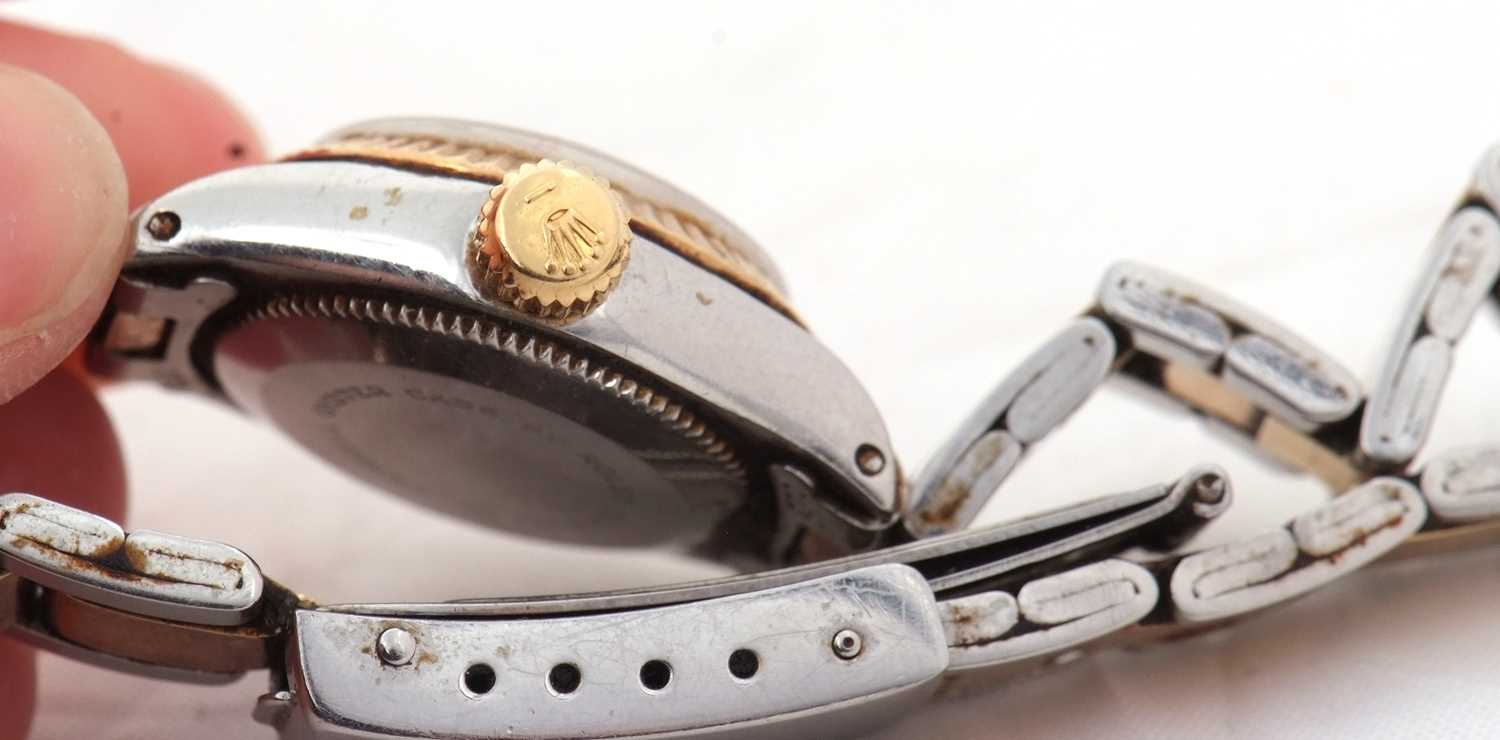 A ladies Tudor Princess Oyster date, it has an automatic movement, a Rolex stamped bracelet clasp - Image 6 of 7