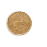 A South African Krugerrand dated 1980