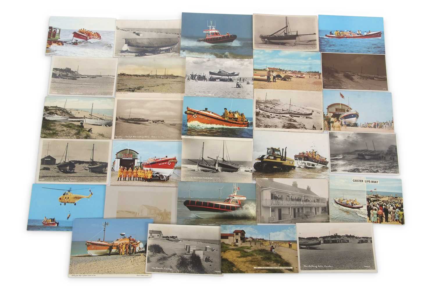 A collection of approximately 56 postcards, some RP relating to Caister and Caister Lifeboat ( being - Image 2 of 2