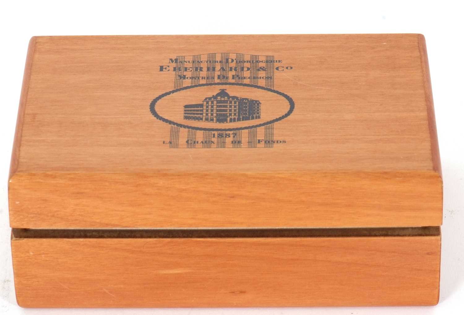 An Eberhard & Co Aviograf gents chronograph wristwatch, Ref No: 31032, stainless steel case and - Image 2 of 6