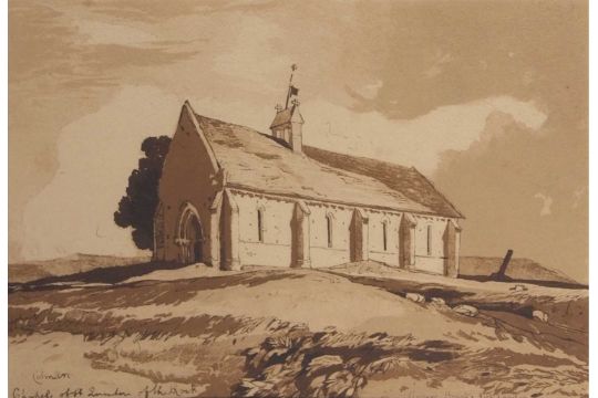 Vincent Brooks, after John Sell Cotman (1782-1842), 'Chapel of St Quinton of the Rock from South