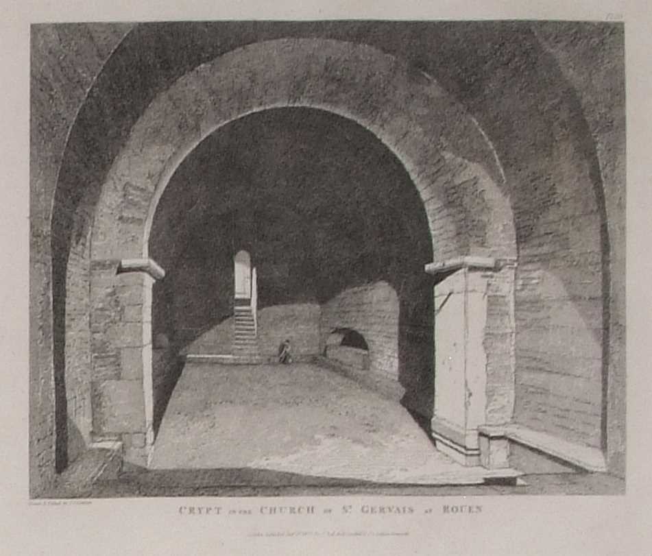 John Sell Cotman (1782-1842), 'House in the Rue St Jean, at Caen' (plate 65), 'Screen in the - Image 5 of 6