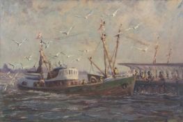 Harold Edward Colin (British, exhibited Norwich Art Circle 1936-73), 'Early Morning at Yarmouth',
