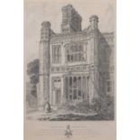 John Sell Cotman (British,1782-1842), 'Part of East Barsham House', etching from 'A Series of