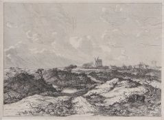 John Crome (British,1768-1821), Mousehold Heath, etching, 2nd state, (see "A Book of British