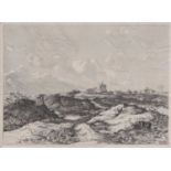 John Crome (British,1768-1821), Mousehold Heath, etching, 2nd state, (see "A Book of British