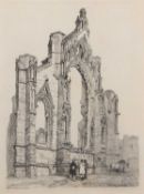 John Sell Cotman (British,1782-1842), 'Howden Church, Yorkshire', etching taken form Bohn's 1838 (