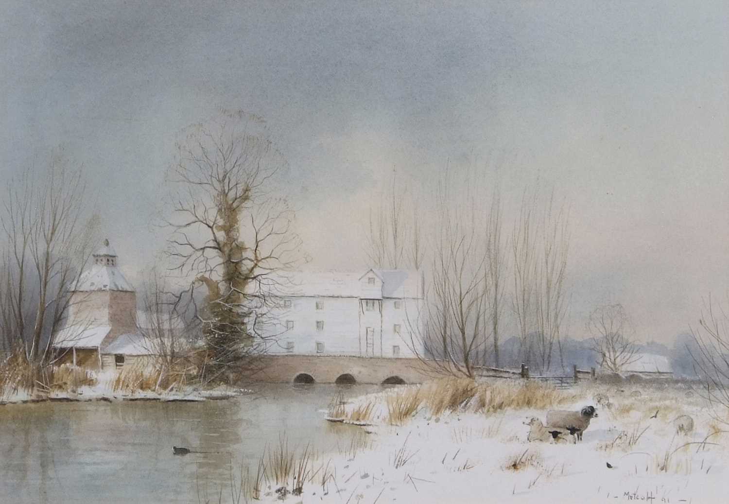 Peter Metcalf (British, 1944-2004), inscribed on verso "Winters return Keswick Water Mill",