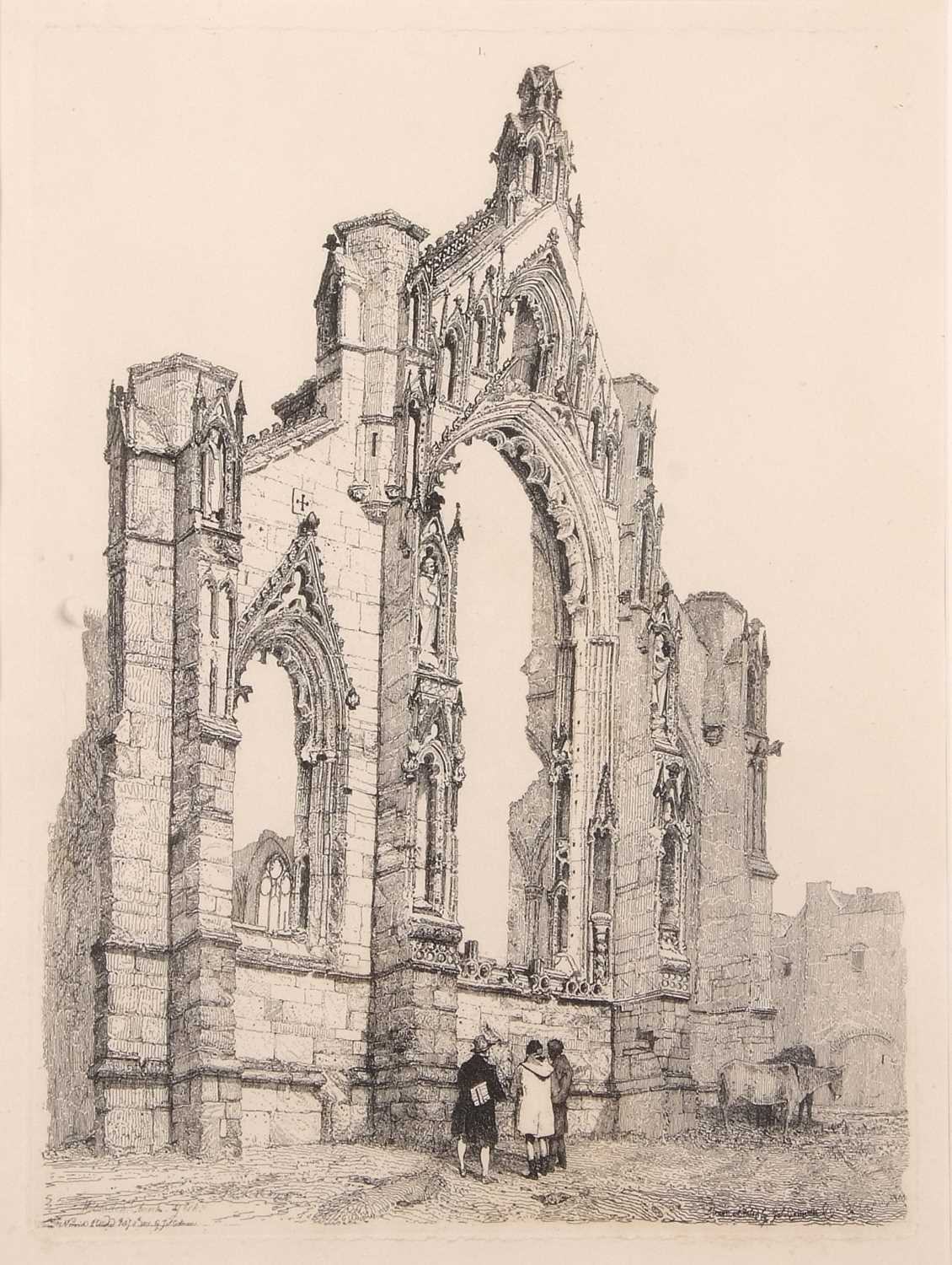 John Sell Cotman (British,1782-1842), 'Howden Church, Yorkshire', etching taken form Bohn's 1838 ( - Image 2 of 2