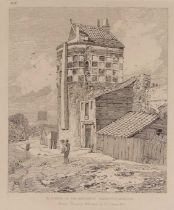 John Sell Cotman (1782-1842), 'A Tower on the Ramparts, Yarmouth Norfolk', etching, published