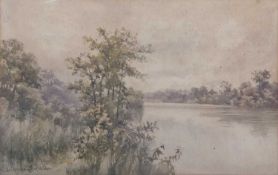 Stephen John Batchelder (British,1849-1932), "Near Salhouse", watercolour, signed, framed and