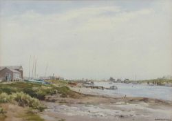 Frank Egginton (1908-1990) 'Southwold / Walberswick', watercolour, signed and dated '72, 36.5x52.