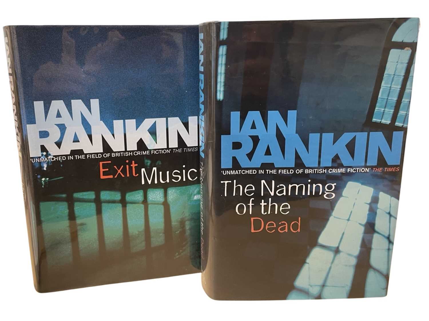IAN RANKIN: 2 inscribed first edition titles: THE NAMING OF THE DEAD, London, Orion, 2006; EXIT