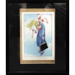 GERALD SCARFE: Limited edition print of 100: 'Margaret Thatcher - Hung By Scarfe', inscribed and