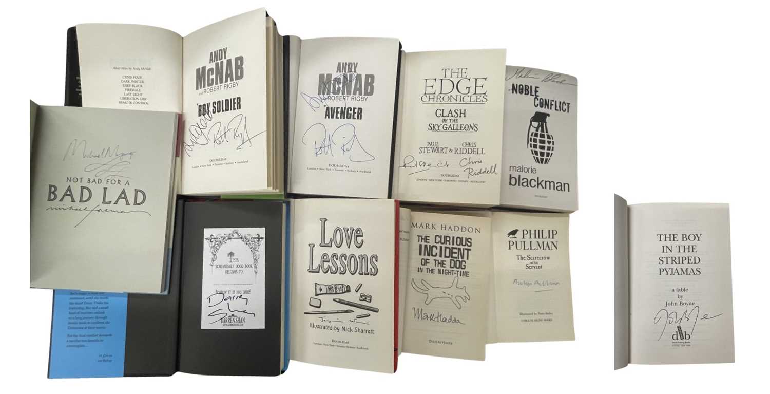 A collection of Young Adult fiction titles, each signed by the author, to include: - Malorie - Image 2 of 2